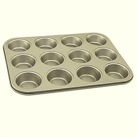_12 CUP ALUMINIZED STEEL MUFFIN PAN                                                                                                         