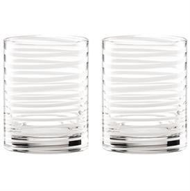 -WHITE 2-PIECE DOUBLE OLD FASHIONED GLASS SET. 10 OZ. CAPACITY. BREAK RESISTANT. BREAKAGE REPLACEMENT AVAILABLE.                            