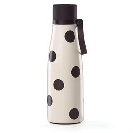 -WATER BOTTLE. ENAMELWARE OVER STEEL WITH SILICONE. 9.25" TALL, 2.75" WIDE, 16 OUNCE CAPACITY. BREAKAGE REPLACEMENT AVAILABLE               
