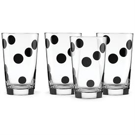 -SET OF 4 ALL PURPOSE GLASSES. 12 OUNCE CAPACITY. BREAKAGE REPLACEMENT AVAILABLE.                                                           