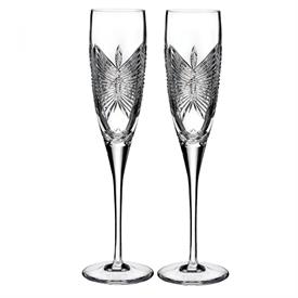 _,WATERFORD LOVE 'HAPPINESS' TOASTING FLUTE PAIR. MSRP $190.00                                                                              