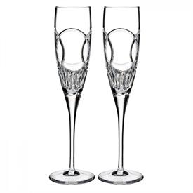 -WATERFORD LOVE 'WEDDING VOWS' TOASTING FLUTE PAIR                                                                                          