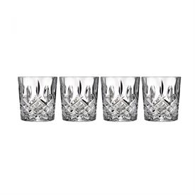 -SET OF 4 DOUBLE OLD FASHIONED TUMBLERS                                                                                                     