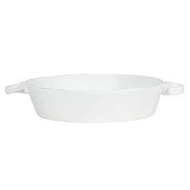 -ROUND BAKING DISH WITH HANDLES, 11" WIDE, 2.75" DEEP                                                                                       