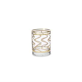 _,SWIRL DOUBLE OLD FASHIONED GLASS, 3.75" TALL, 12 OUNCE                                                                                    