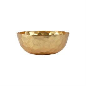 -SMALL GOLD HONEYCOMB BOWL. 6" WIDE                                                                                                         