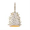 -LARGE SPIKES HANGING LAM