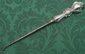 BUTTON HOOK UNKNOWN MAKER SILVER 10.5" LONG                                                                                                 