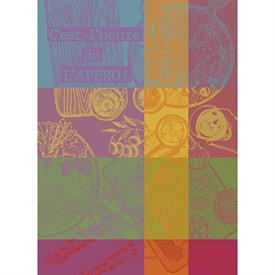 -,PLANCHE APERO KITCHEN TOWEL. MADE IN FRANCE. 100% COTTON. 22" X 30"                                                                       