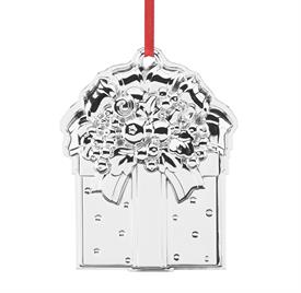 _,Francis 1 Present Ornament"Gift Box"Sterling Silver by Reed & Barton in USA Height 2" 21st Edition SKU#877601 MSRP $150 Year 2018         