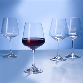 -SET OF 4 RED WINE GLASSES, 8.5"                                                                                                            