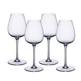 -SET OF 4 INTRICATE & DELICATE RED WINE GLASSES, 9"                                                                                         