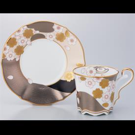 -WHITE COFFEE CUP & SAUCER                                                                                                                  