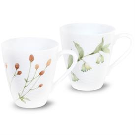 -PAIR OF MUGS. INCLUDES ONE RED & ONE WHITE MUG.                                                                                            