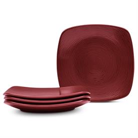 -SET OF 4 SQAURE BREAD & BUTTER PLATES                                                                                                      