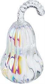 _IRIDESCENT GOURD. MSRP $30.00 CRYSTAL MADE BY SIMON DESIGN 4.5" TALL -VERY HANDSOME PIECE                                                  