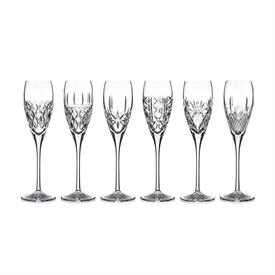 _,SET OF 6 'PATTERNS OF THE SEA' CHAMPAGNE FLUTES. 10" TALL. MSRP $316.00                                                                   