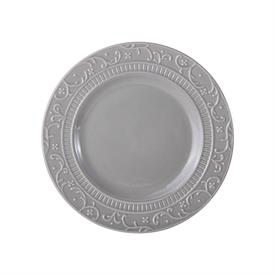 -GREY ACCENT SALAD PLATE                                                                                                                    