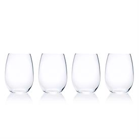 -STEMLESS WINE GLASS, SET OF 4                                                                                                              