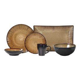 -34 PIECE SET. INCLUDES 8 (4 PIECE) PLACE SETTINGS, 1 VEGETABLE BOWL, AND 1 PLATTER. MSRP $275.00                                           