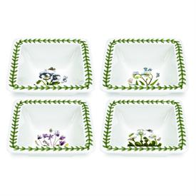 -SET OF 4 ASSORTED 4" SQUARE MINI BOWLS. MSRP $63.00                                                                                        