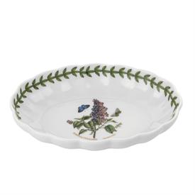 -FLUTED OVAL DISH (LILAC). 6" LONG. MSRP $32.00                                                                                             