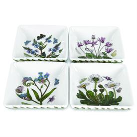 -SET OF 4 MINI SERVING DISHES. 3" SQUARE. MSRP $25.00                                                                                       