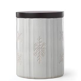 _,8" CANISTER WITH WOOD LID. MSRP $72.00                                                                                                    