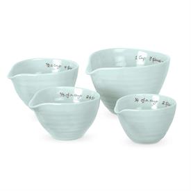 -SET OF 4 MEASURING CUPS. INCLUDES 1 CUP, 1/2 CUP, 1/3 CUP & 1/4 CUP. MSRP $42.00                                                           