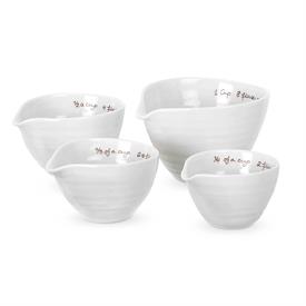 -SET OF 4 MEASURING CUPS. INCLUDES 1 CUP, 1/2 CUP, 1/3 CUP & 1/4 CUP. MSRP $27.00                                                           
