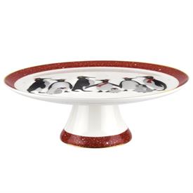 _,10.5" RED FOOTED CAKE PLATE. MSRP $80.00                                                                                                  