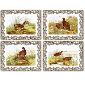 -SET OF 4 PIMPERNEL PLACEMATS. 15.7" WIDE, 11.7" LONG. WIPE CLEAN.                                                                          