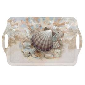 -BEACH PRIZE LARGE HANDLED TRAY. 19.25" LONG                                                                                                