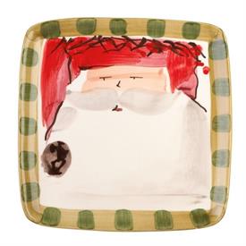-RED SQUARE SALAD PLATE. 8.25" WIDE                                                                                                         