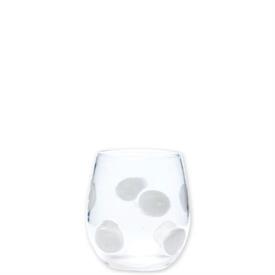 -WHITE STEMLESS WINE GLASS. 10 OZ. CAPACITY                                                                                                 