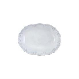 -LACE SMALL OVAL SERVING BOWL. 10" LONG, 7.75" WIDE, 2.25" DEEP                                                                             