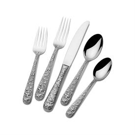 -$ 20 PIECE 18/10 STAINLESS STEEL FLATWARE INCLUDES 4-5 PC. SETTINGS (KNIFE, FORK, SALAD, TSP & SOUP). MSRP $345.00                         