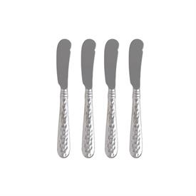 -SET OF 4 BUTTER SPREADERS. 7.25" LONG                                                                                                      