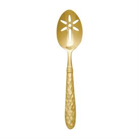 -GOLD SLOTTED SERVING SPOON                                                                                                                 