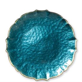-TEAL CHARGER. 13" WIDE                                                                                                                     