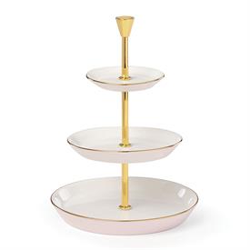 _,3 TIERED JEWELRY HOLDER. 8.5" TALL                                                                                                        