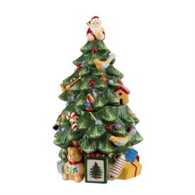 -250TH ANNIVERSARY TREE FIGURAL COOKIE JAR. 12.25" TALL. HAND WASH ONLY. MSRP $220.00                                                       