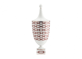-19" IMPERO VASE WITH COVER                                                                                                                 