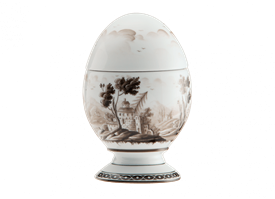 -8.25" EGG WITH COVER                                                                                                                       
