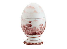 -8.25" EGG WITH COVER                                                                                                                       