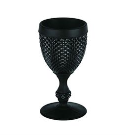 -FROSTED BLACK WATER GOBLET                                                                                                                 