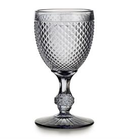 -SET OF 4 GREY WATER GOBLETS                                                                                                                