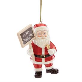_,MERRY CHRISTMAS SANTA 2019 ORNAMENT (4.25" TALL, MSRP $60.00)                                                                             