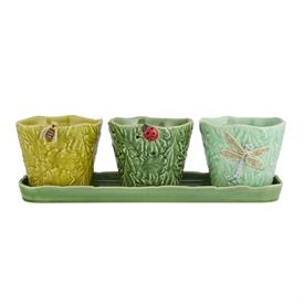 -SET OF 4.5" FLYING INSECT VASES                                                                                                            