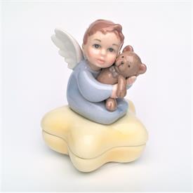 _BOY ANGEL ON STAR BOX. 2.8" LONG, 2.8" TALL                                                                                                